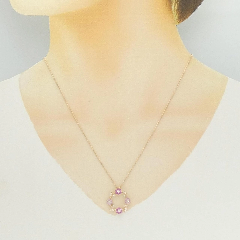 Ponte Vecchio Sapphire Necklace 0.50CT - Hàng hiệu Authentic 842066