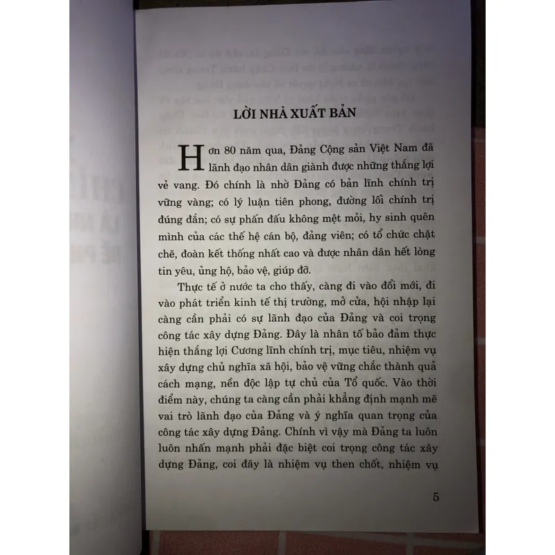 Xây dựng Đảng, chỉnh đốn Đảng là nhiệm vụ then chốt để phát triển đất nước 712142