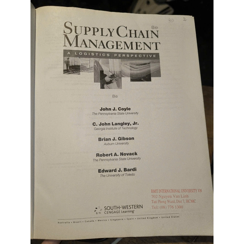 Supply Chain Management: A Logistics Perspective (8th Edition) - Coyle, Langley, Gibson 363774