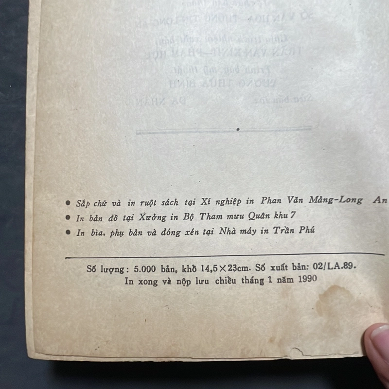 Địa chí Long An Thạch Phương, Lưu Quang Tuyến chủ biên 1990 316002