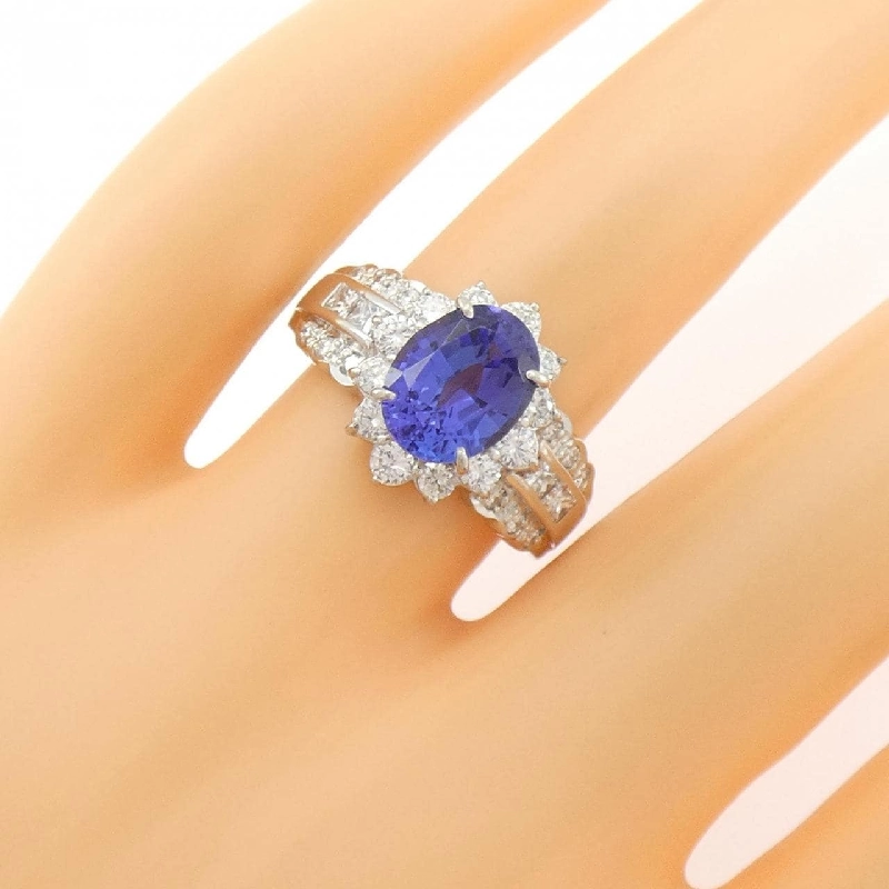 Nhẫn Tanzanite PT900 1.99CT - Hàng hiệu Authentic 847799