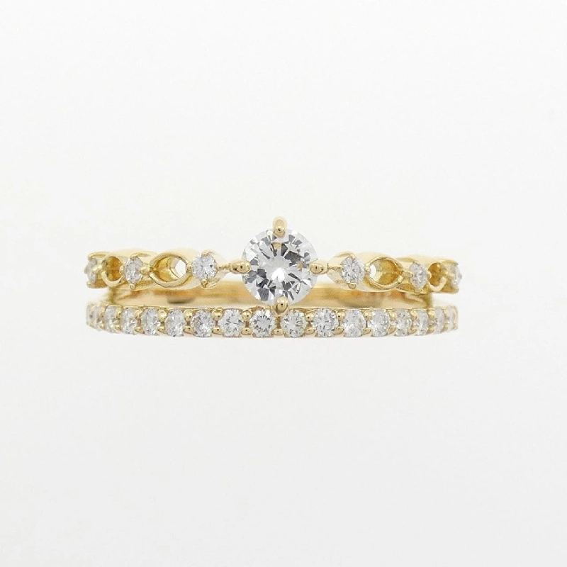 Nhẫn kim cương K18YG 0.40CT - Hàng hiệu chính hãng 853304