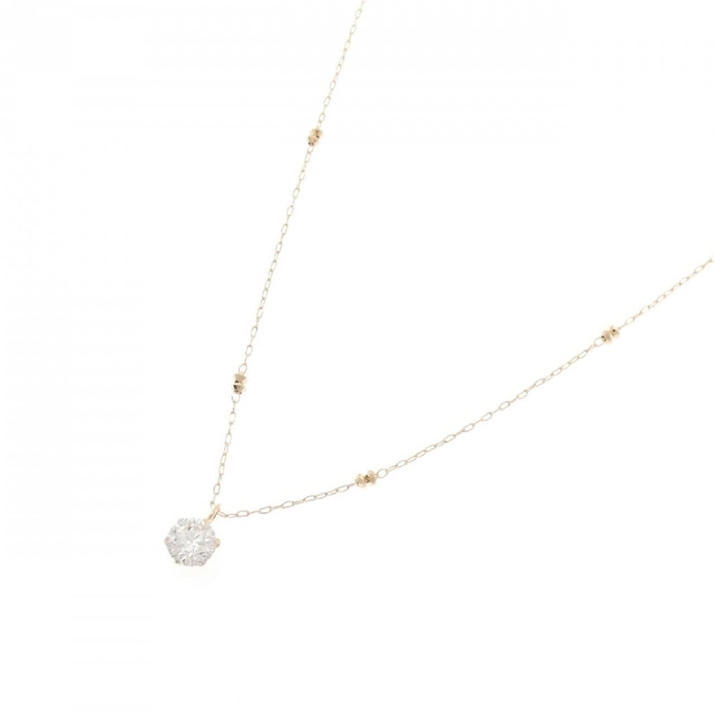 K18PG Solitaire Dây chuyền kim cương 0.511CT - Hàng hiệu Chính hãng 856708