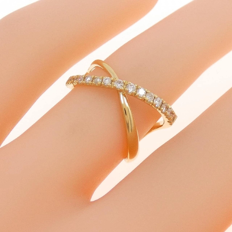 Nhẫn kim cương K18YG 0.15CT 667953