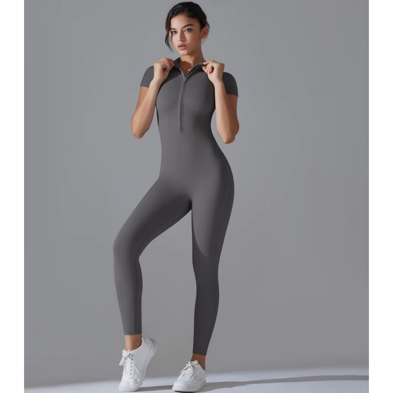 Đồ thể thao cao cấp co giãn & thoáng khí tập Yoga, Zumba, Gym (Size M) - Màu xám 334168