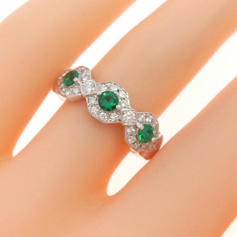 Nhẫn Emerald PT900 0.29CT 672761