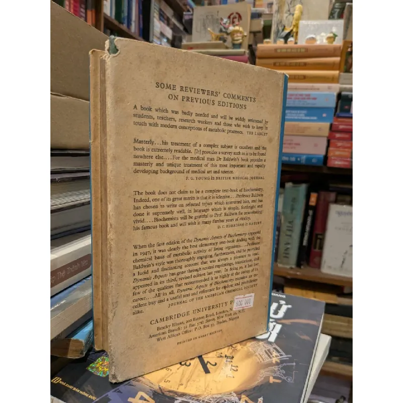 Dynamic Aspects of Biochemistry - Baldwin 628553