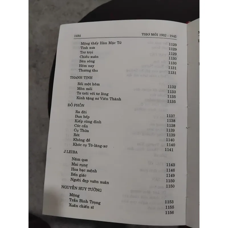 Thơ mới 1932 - 1945 tác giả và tác phẩm  994763