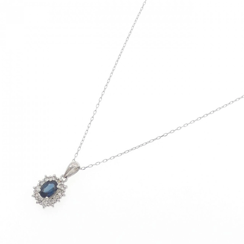 Dây chuyền Sapphire PT900/PT850 0.85CT - Hàng hiệu Chính hãng 856897
