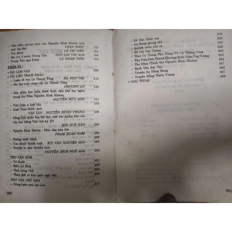 Lý Tế Xuyên, Vũ Quỳnh, Kiều Phú, Lê Thánh Tông, Ngô Chi Lan, Nguyễn Bỉnh Khiêm - 1998 - 381 trang VĂN HỌC ANTQ1301 762989