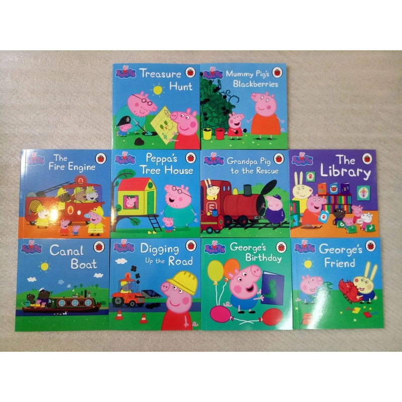 Truyện tranh Peppa pig tiếng Anh (combo 10 cuốn) 391522