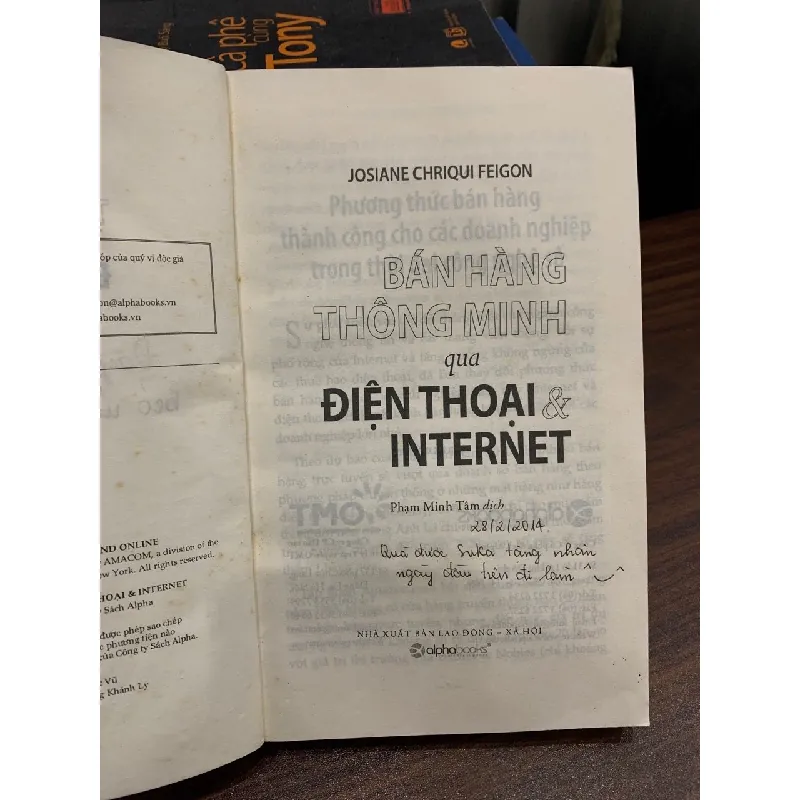 Bán hàng thông minh qua điện thoại& internet- Josiane Chriqui Feigon 695861