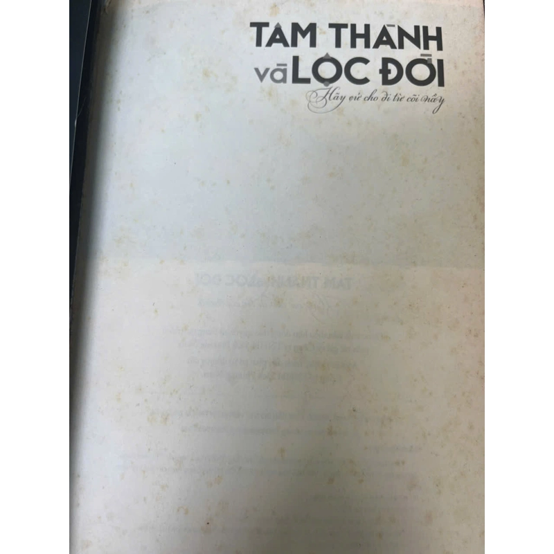 TÂM THÀNH VÀ LỘC TRỜI 543816