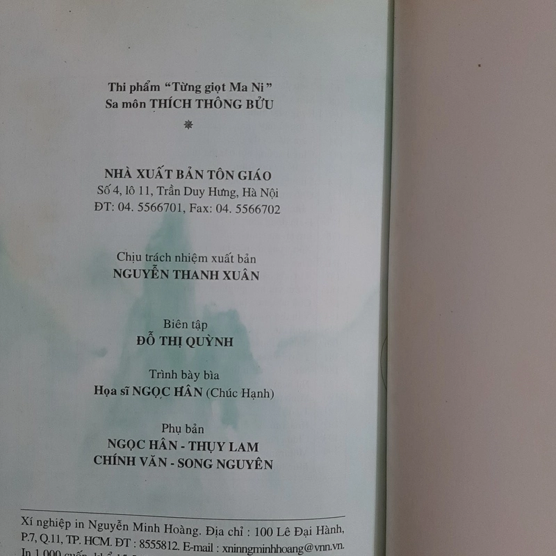 Từng giọt Mani 323346