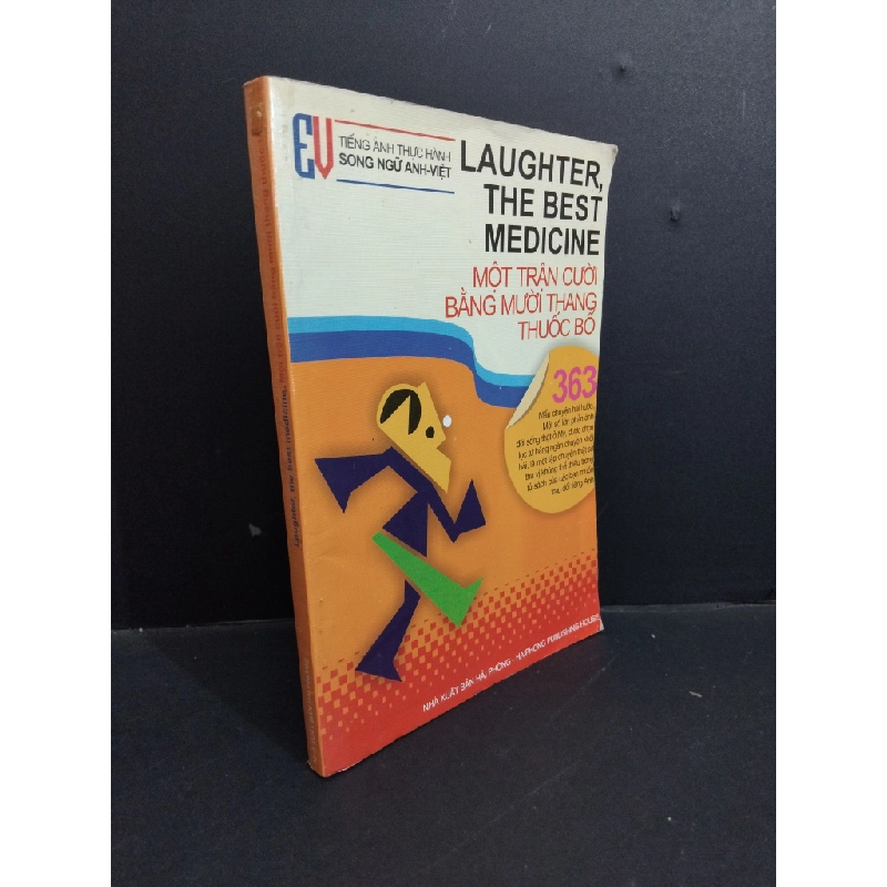 Laughter, the best medicine một trận cười bằng mười thang thuốc bổ (sách song ngữ Anh- Việt) mới 80% bẩn bìa, có mộc đỏ 2004 HCM1712 VĂN HỌC Oreka-Blogmeo 368012