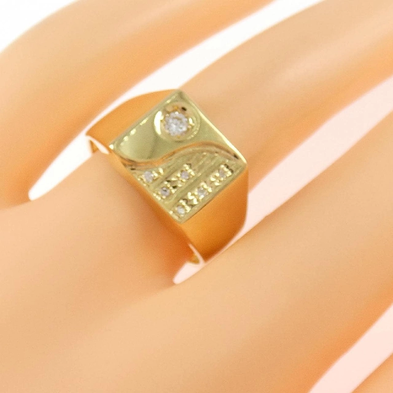 Nhẫn kim cương K18YG 0.12CT - Hàng hiệu Authentic 847546