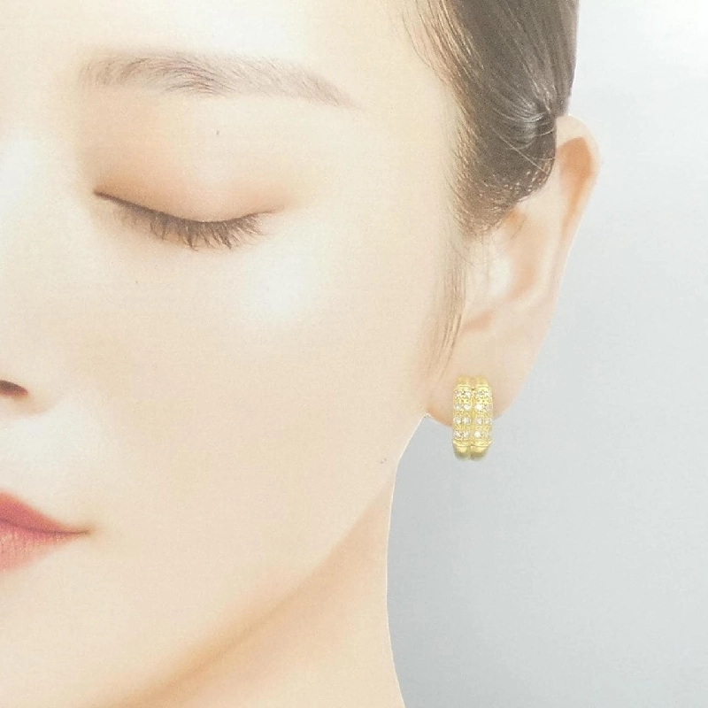 K18YG Bông tai/Khuyên tai kim cương 0.52CT - Hàng hiệu Chính hãng 866661