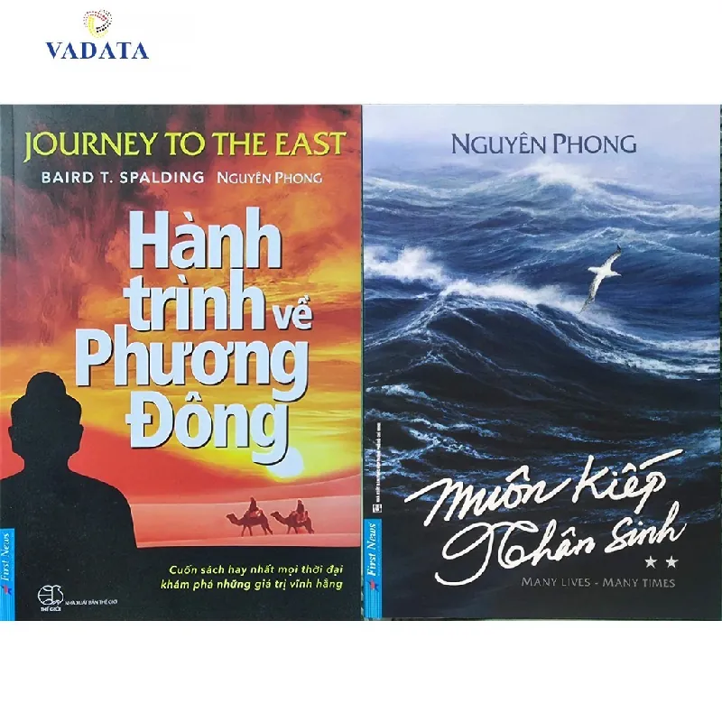 Sách - Combo 2 Cuốn: Hành Trình Về Phương Đông + Muôn Kiếp Nhân Sinh 2 ( Nguyên Phong ) - Trí Việt - NENA2509 Blogmeo21025 580580