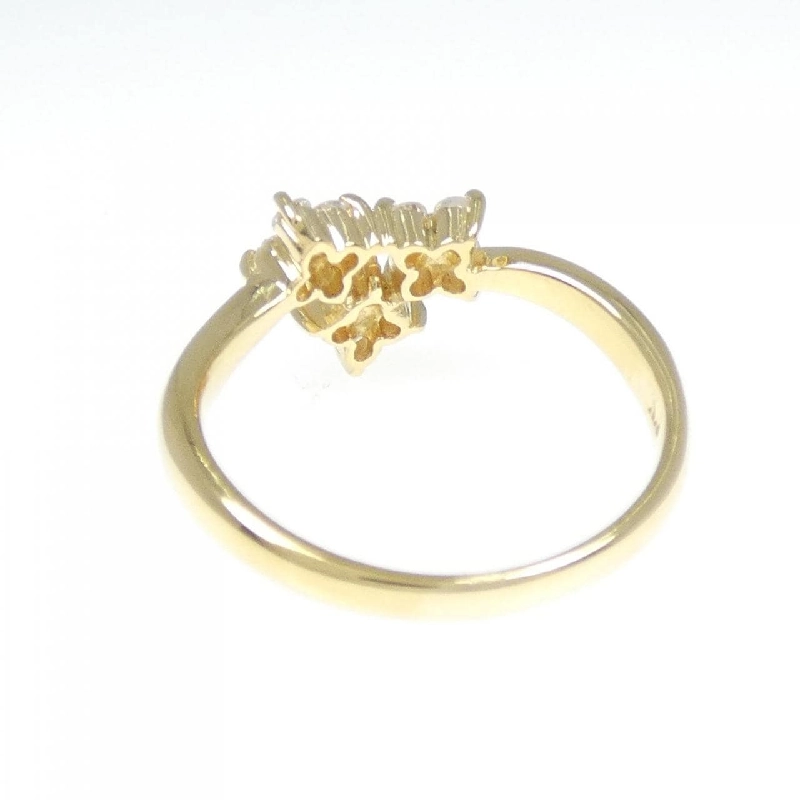 Nhẫn kim cương hoa K18YG 0.32CT 672192