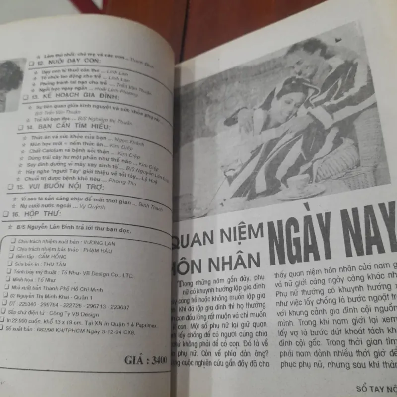 SỔ TAY NỘI TRỢ tập 62 966477