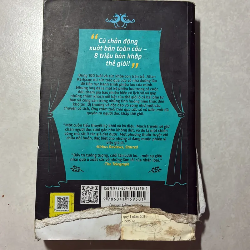 Ông trăm tuổi trèo qua cửa sổ và biến mất - Jonas Jonasson 757225