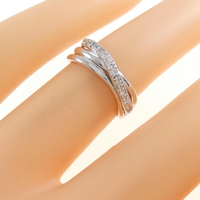 Nhẫn kim cương K18WG 0.10CT 673197