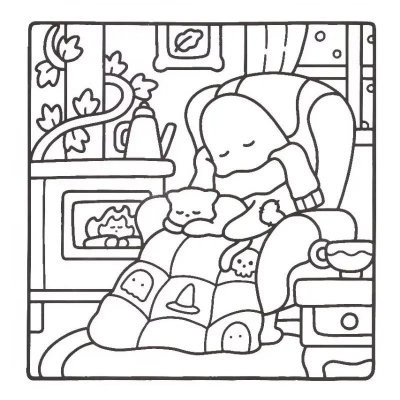 Tập tranh tô màu Little Spooky 160gsm 717633