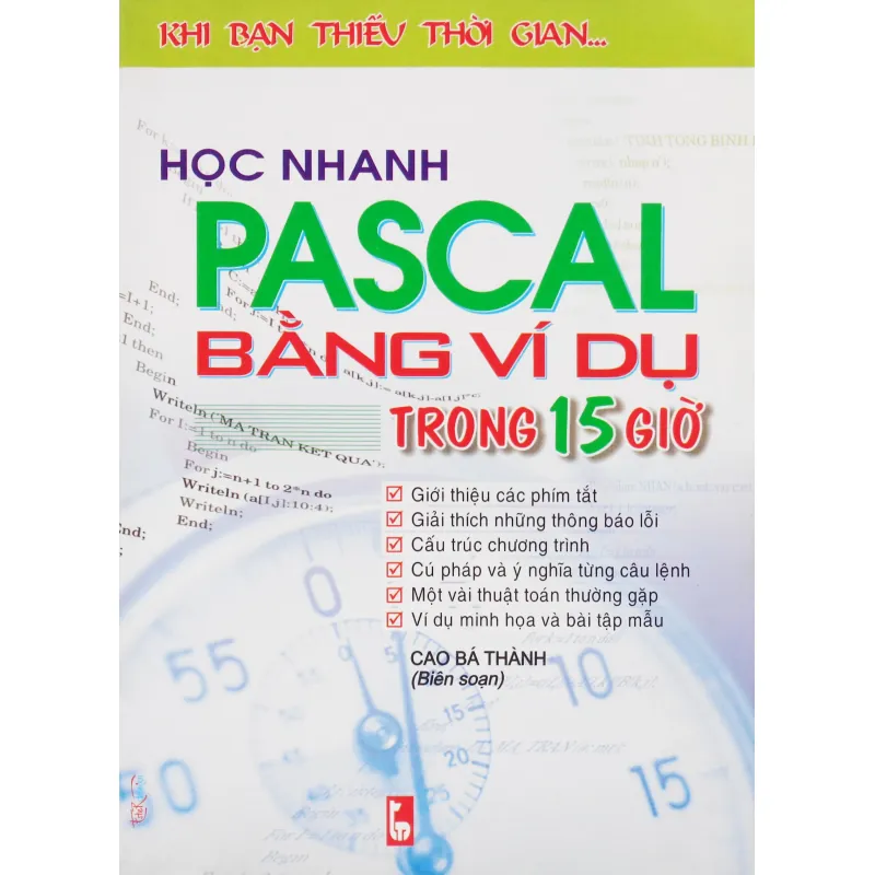 Học nhanh Pascal bằng ví dụ trong 15 giờ 576060