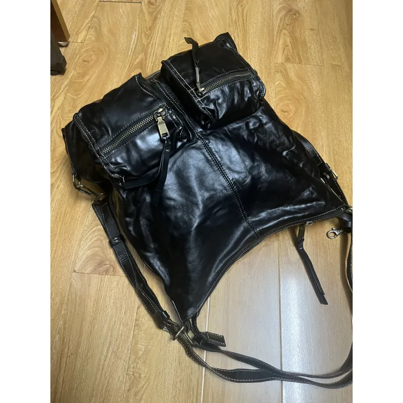 Balo nữ 31*33*9 da thật 2hand 973253