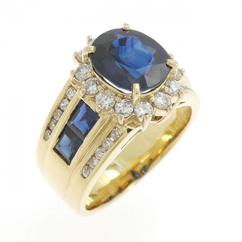 Nhẫn Sapphire K18YG 3.61CT - Hàng hiệu Chính hãng 849063