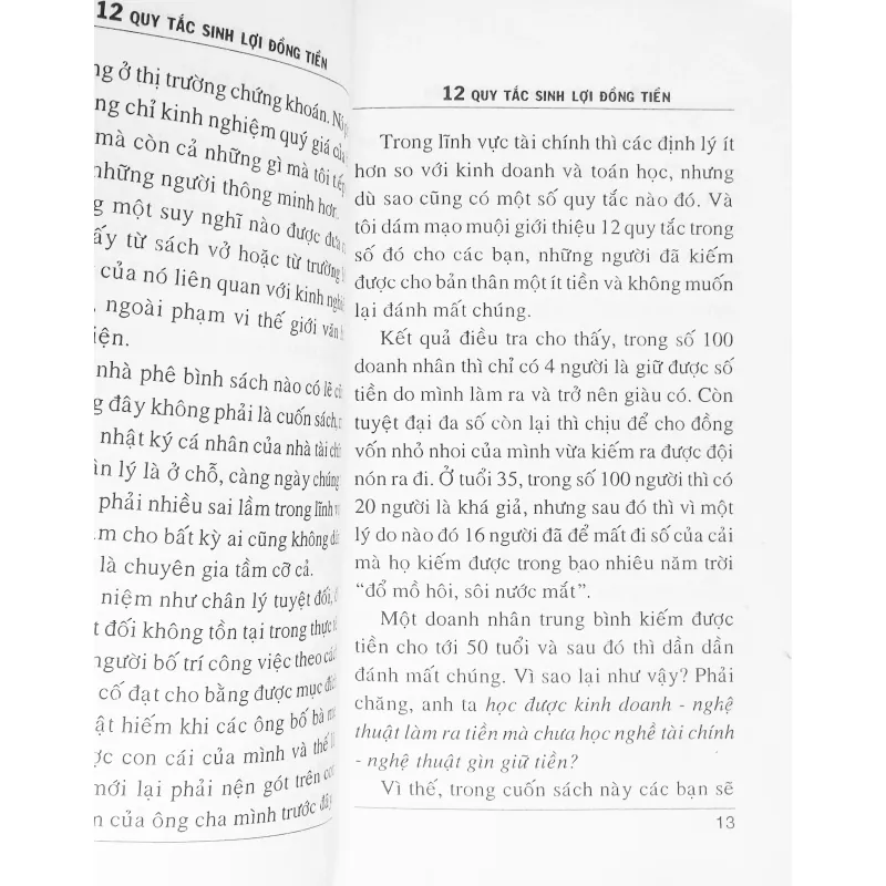 12 Quy tắc sinh lợi Đồng tiền 564751