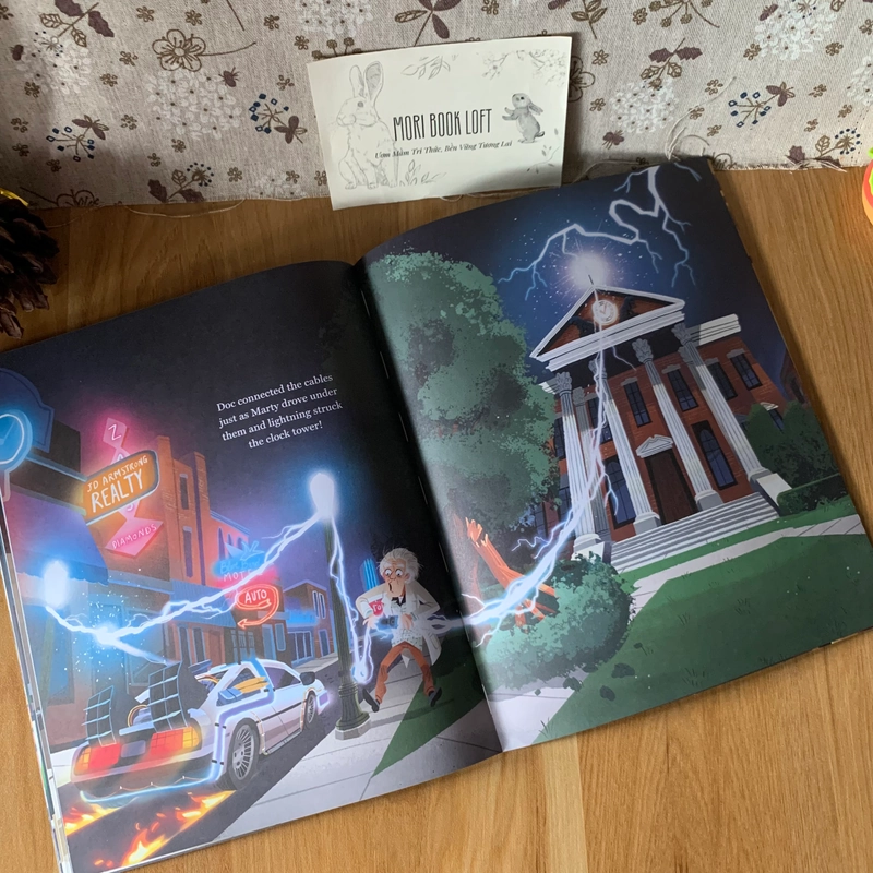 Sách tranh tiếng anh Back to the Future, Used, Picture Book For Kids 446675
