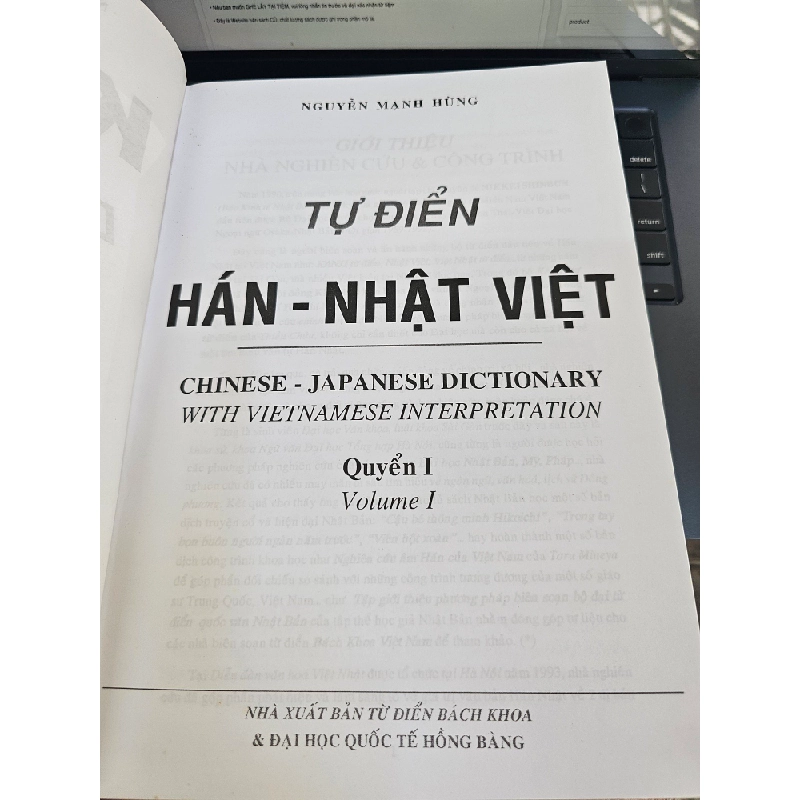 Kanji Tự Điển Hán - Nhật - Việt : Nguyễn Mạnh Hùng 494472