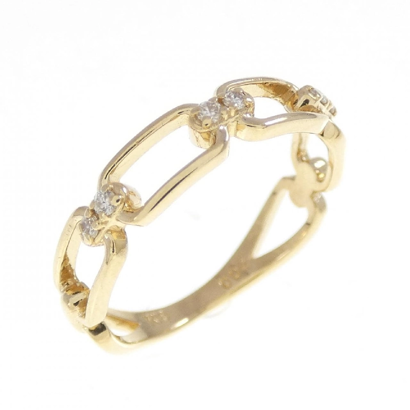 Nhẫn kim cương K18YG 0.04CT - Hàng hiệu Authentic 848931