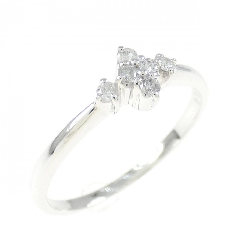 Nhẫn kim cương K18WG 0.10CT 667748