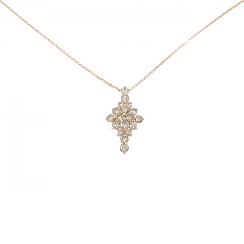 K18PG Dây chuyền kim cương 0.90CT - Hàng hiệu Chính hãng 863719