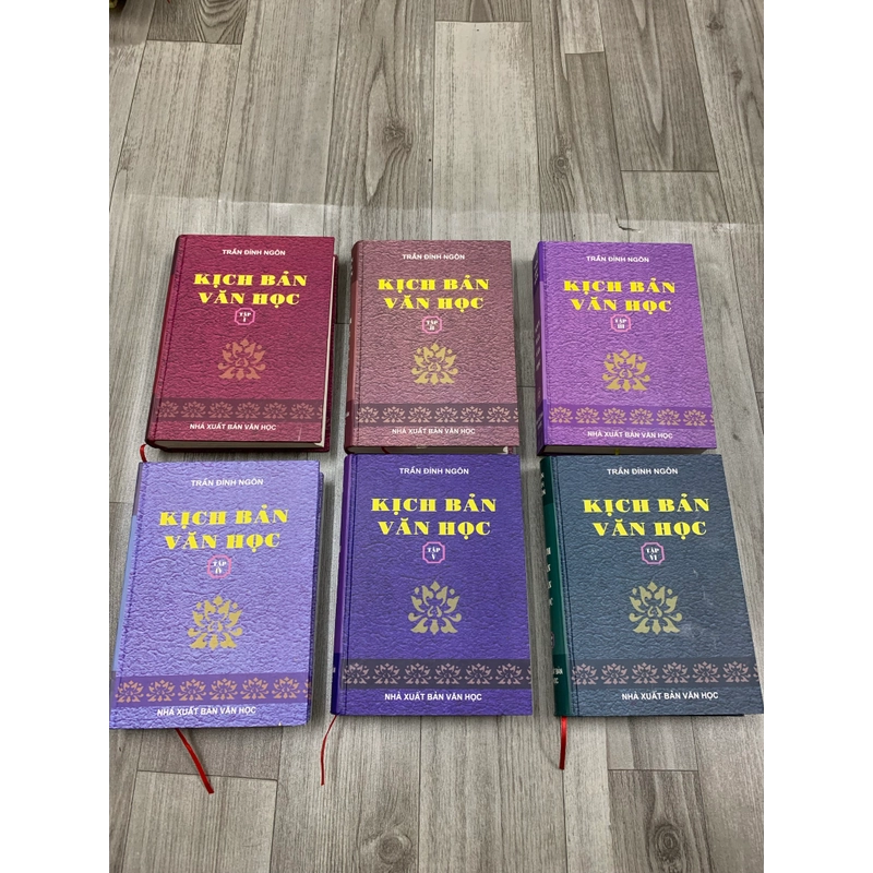Sách kịch bản văn học - Trần Đình Ngôn. Full bộ 6 tập. 4b2 549813