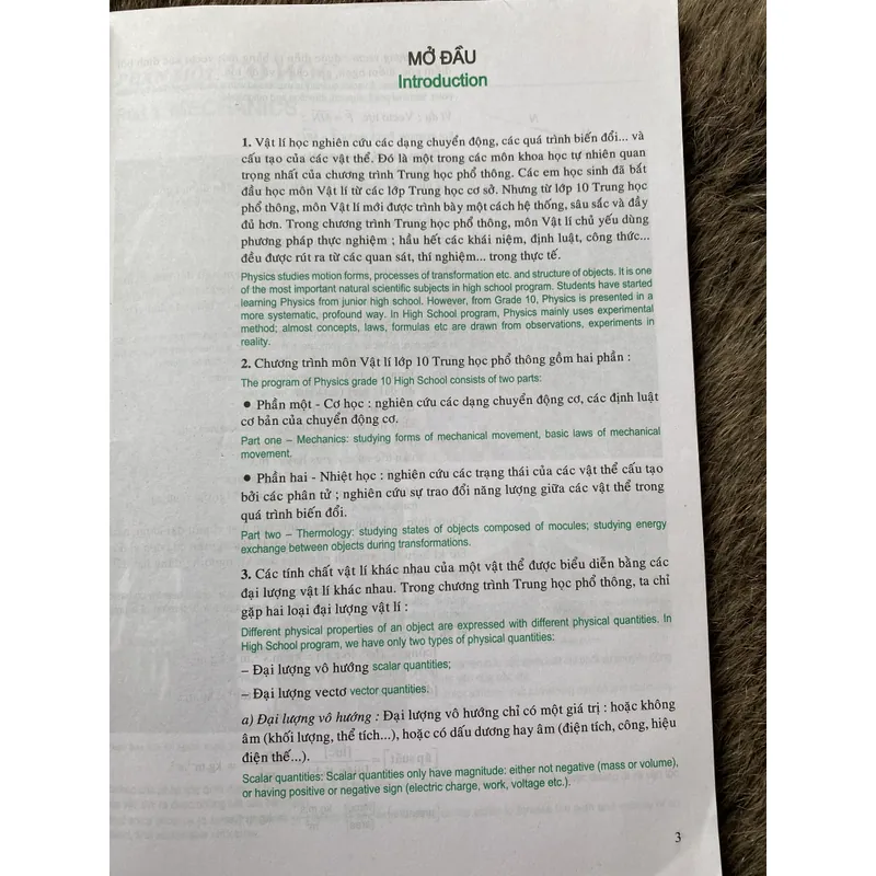 (Song ngữ) Vật Lí 10 song ngữ Việt Anh 603164