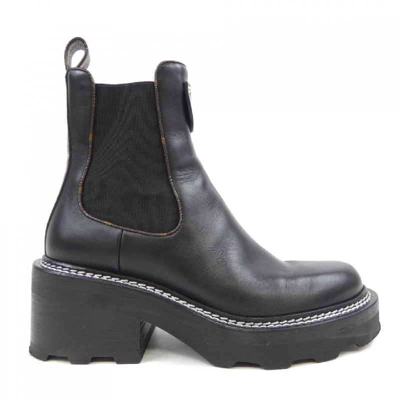 Giày bốt LOUIS VUITTON Monogram Canvas Buckle Loop LV Bober Line - Hàng hiệu Chính hãng 830205