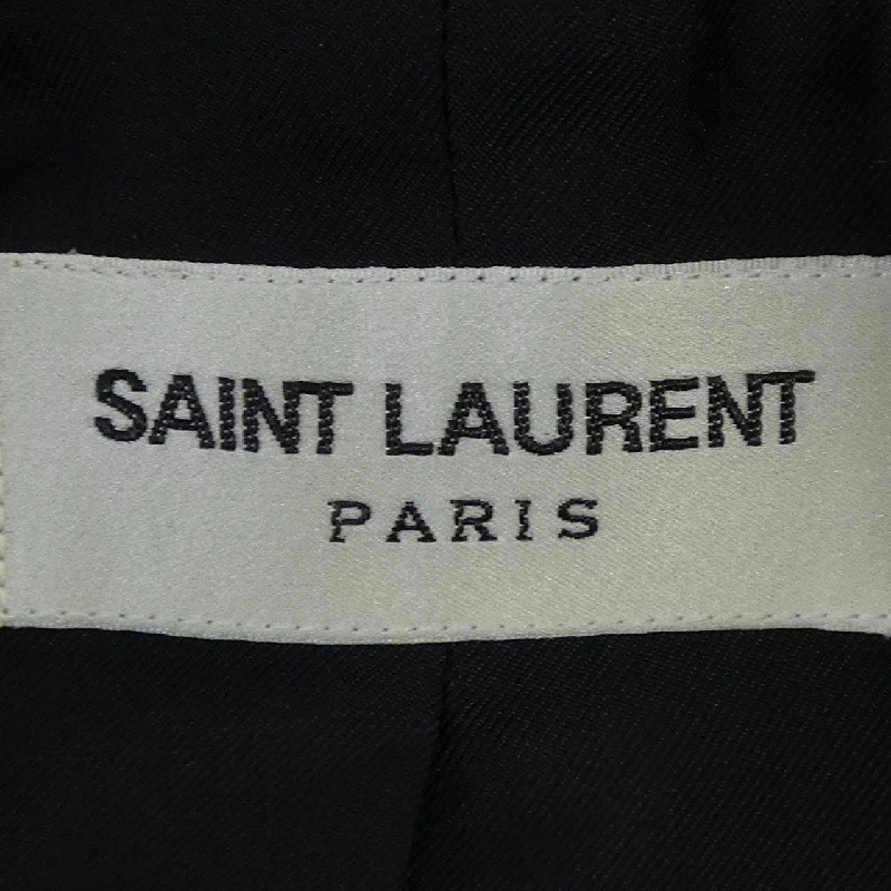 SAINT LAURENT 668543 Y3C71 Áo khoác không cổ - Hàng hiệu Authentic 810299