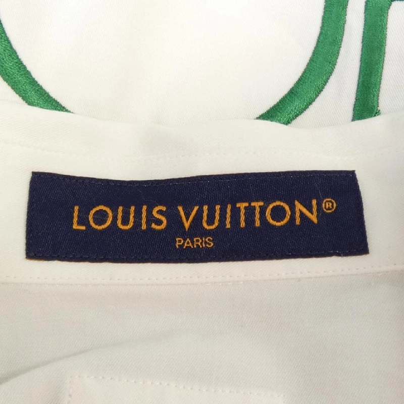 Áo sơ mi cotton ngắn tay mở cổ LOUIS VUITTON HQS85WIKE - Hàng hiệu Authentic 885691