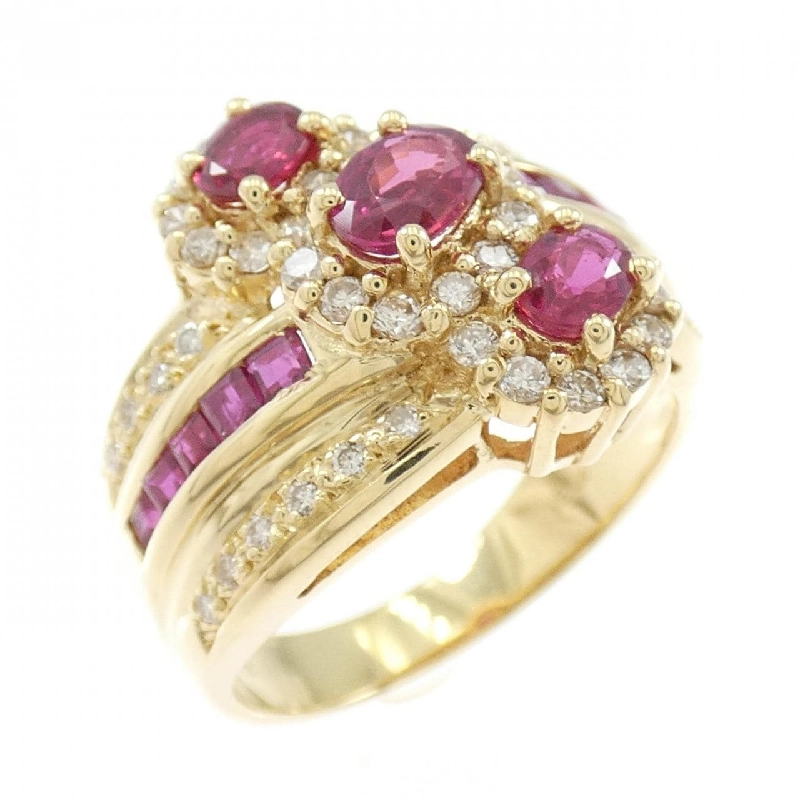Nhẫn Ruby K18YG 1.57CT - Hàng hiệu Chính hãng 851119