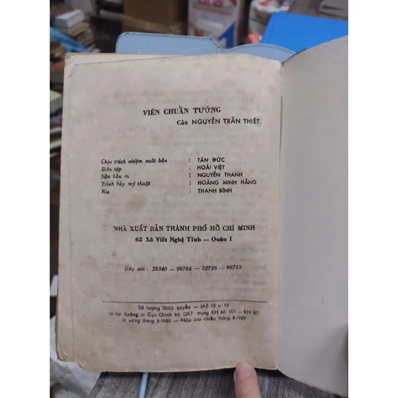 Sách: Viên Chuẩn Tướng - TG: Nguyễn Trần Thiết (A1) 732610