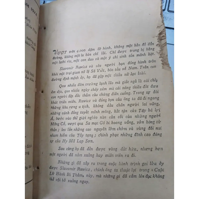 CUỘC LỮ HÀNH BI THẢM - SLAVOMIR RAWICZ (Bản dịch của Vũ Toàn) 936582