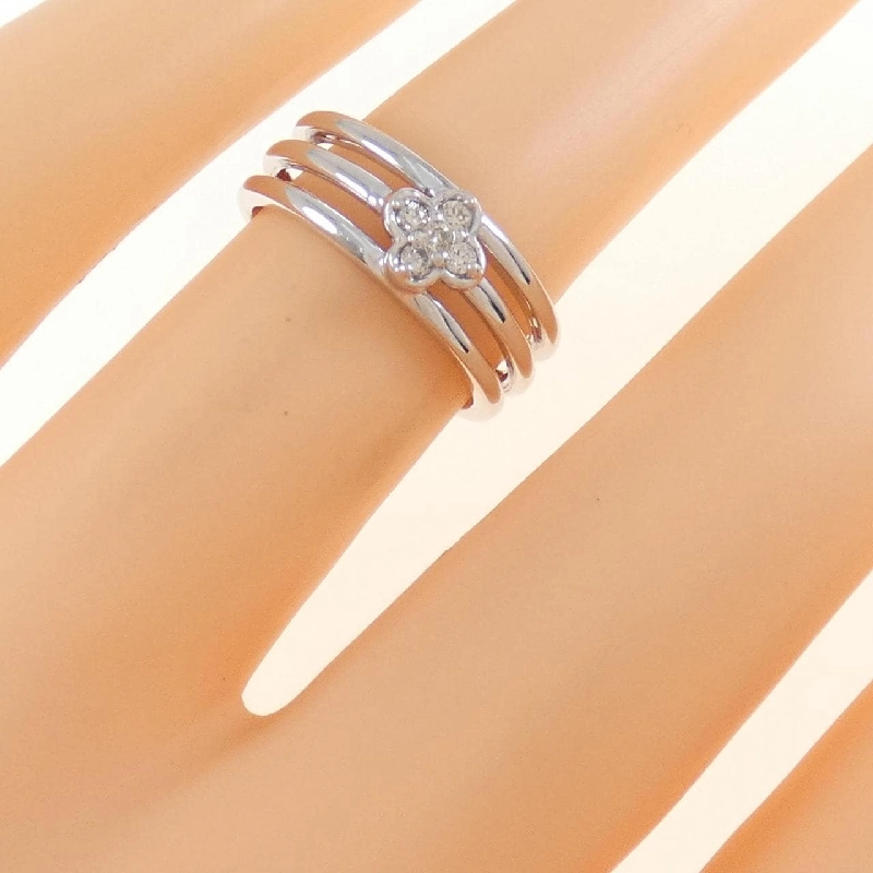 Nhẫn kim cương K18WG hoa 0.07CT 672948