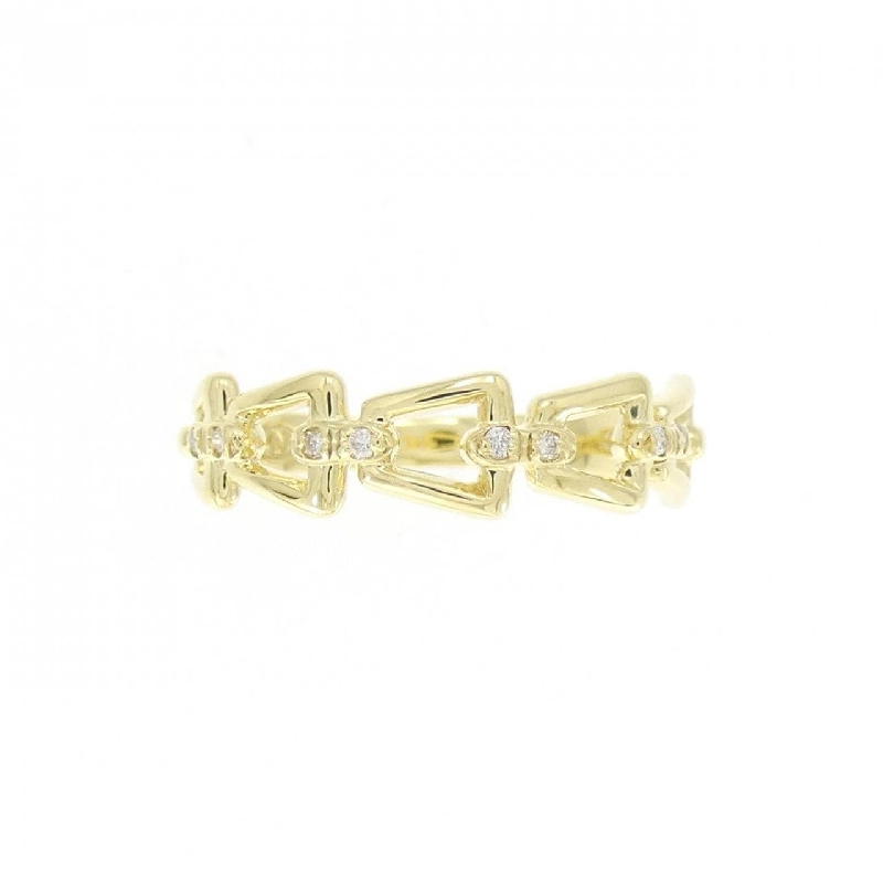 Nhẫn kim cương K18YG 0.04CT 672613