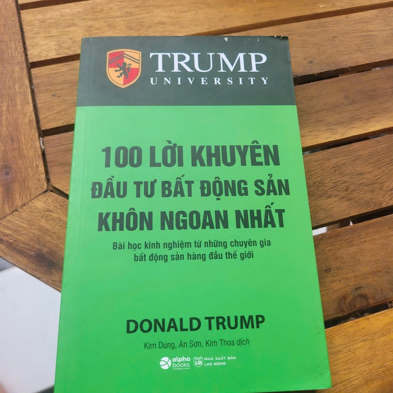 100 lời khuyên đầu tư bất động sản khôn ngoan nhất	Donald Trump 519219