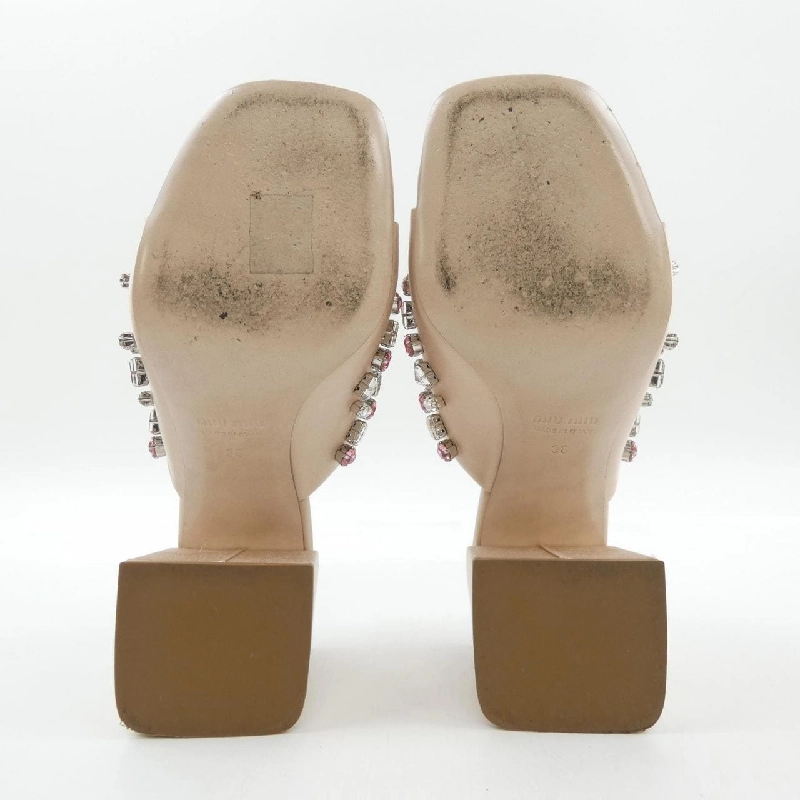 【Khuyến mãi】Giày sandal MIU MIU 663436