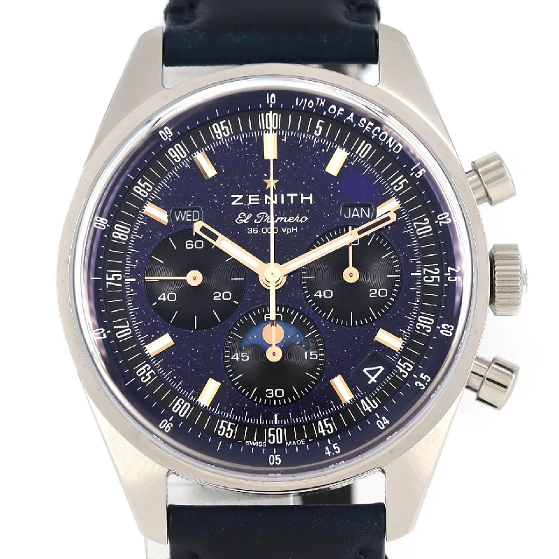 Đồng hồ Zenith Chronomaster Original Triple Calendar Aventurine LTD 03.3402.3610/53.C917 SS tự động - Hàng hiệu Chính hãng 881594