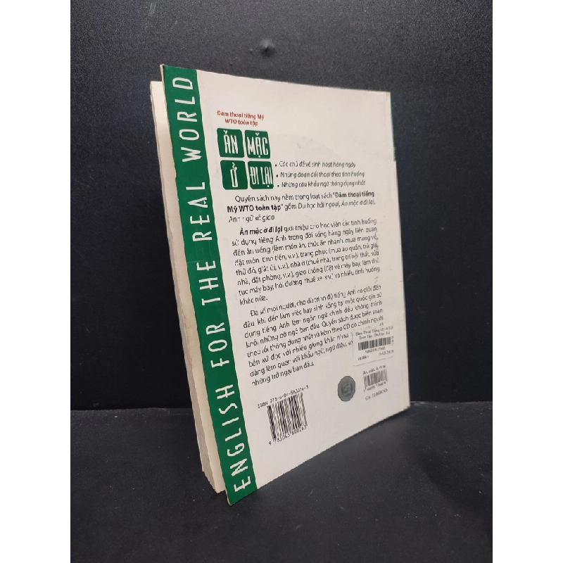 Ăn mặc ở đi lại - Đàm thoại tiếng mỹ WTO toàn tập mới 80% ố bẩn có kèm CD HCM1406 SÁCH HỌC NGOẠI NGỮ 162476